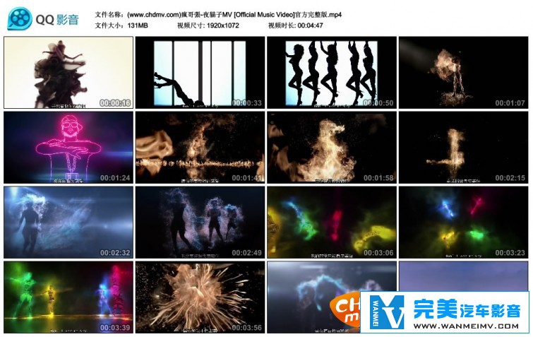 华语高清MV下载-疯哥张 - 夜猫子[百度网盘/MP4/131M](1)