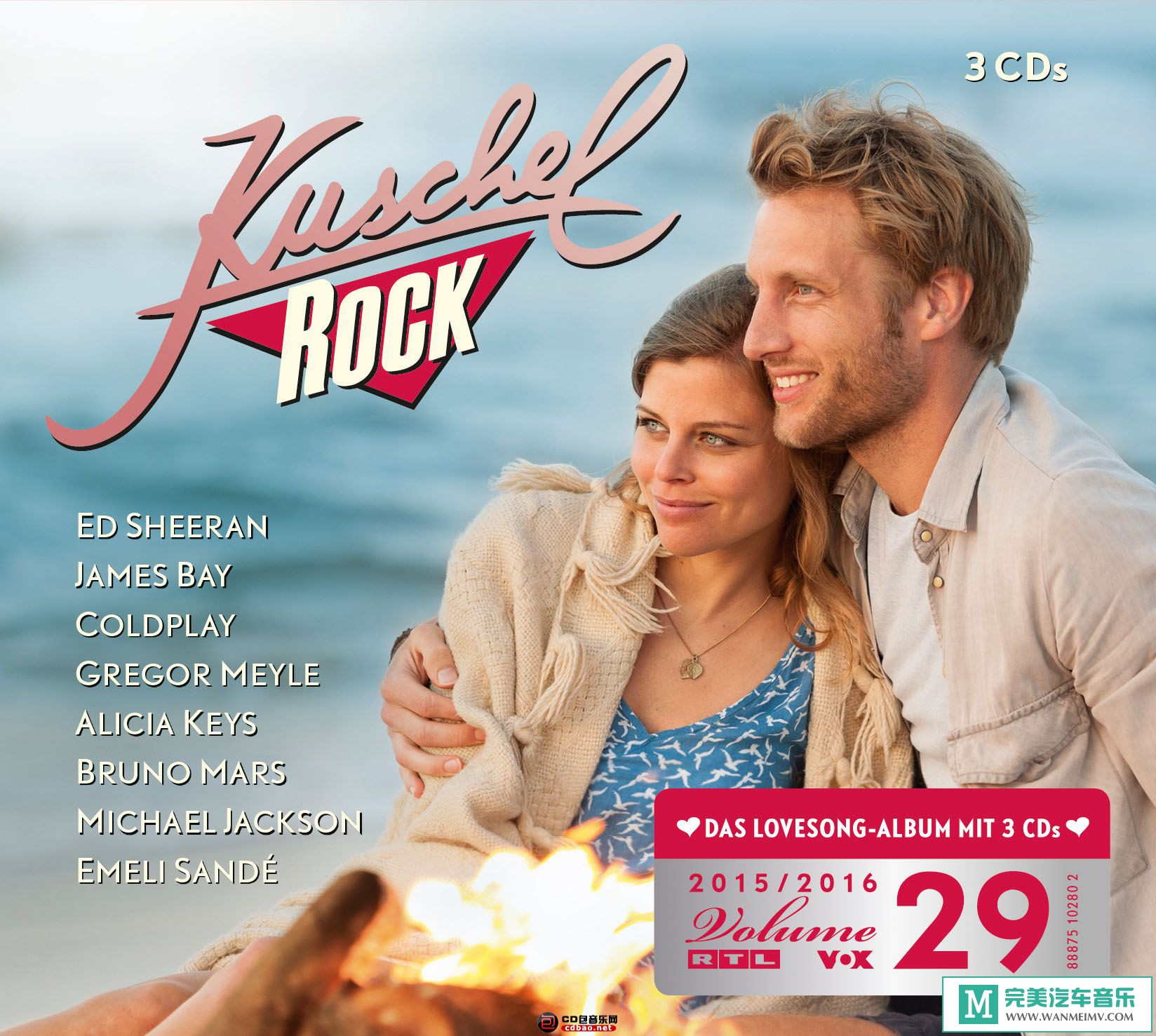 无损音乐 英文曲-流行R&B摇滚：VA《KuschelRock 29》3CD/2015/FLAC/BD(1)