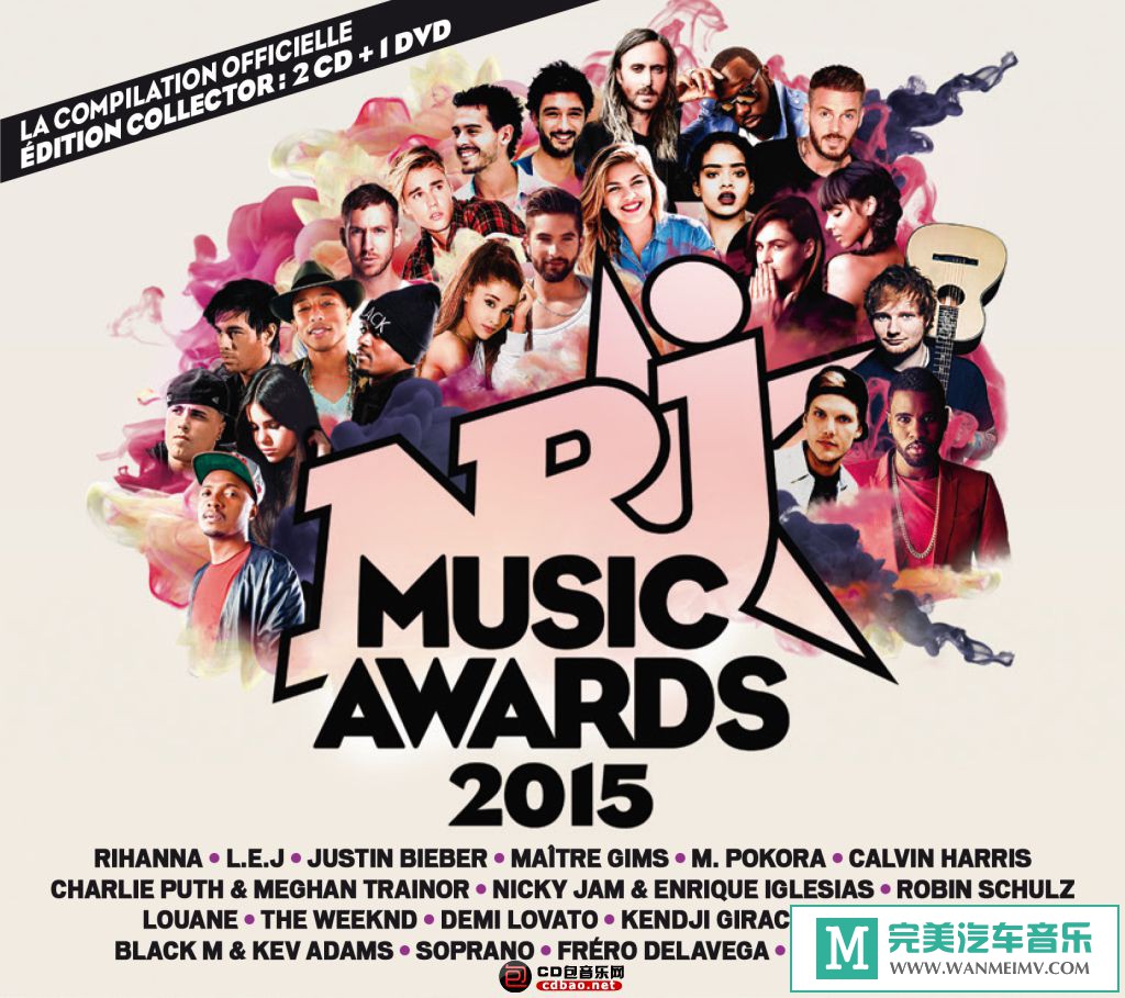 无损音乐 英文曲-VA《NRJ Music Awards 2015》2CD/FLAC/BD(1)
