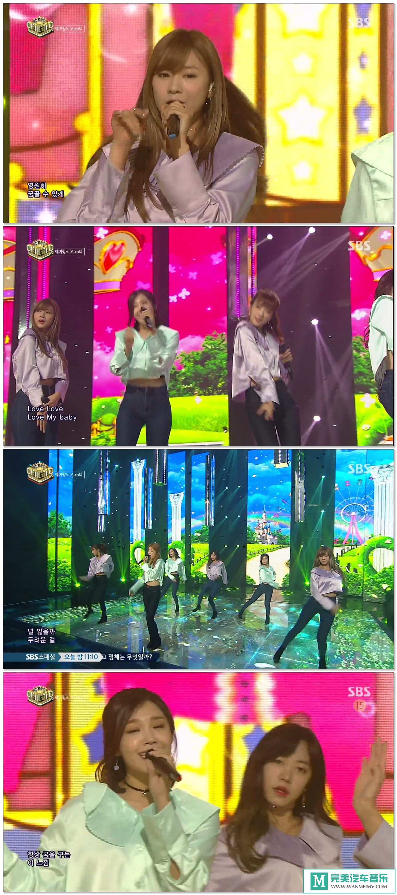 韩国高清现场下载-Apink - Only One(SBS Inkigayo 10-23 )(1080p/mp4/191M)(1)