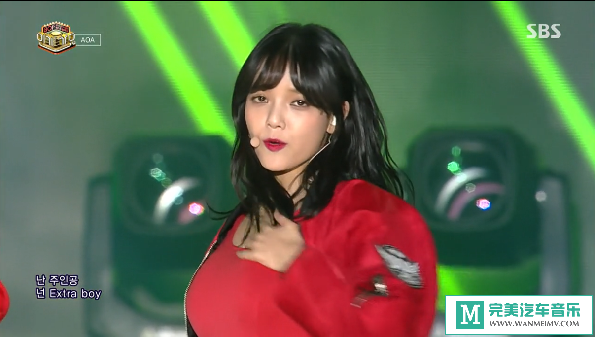 韩国高清现场下载-SBS AOA - Good Luck《60帧技术》高画质 [百度云/179M/MP4](1)