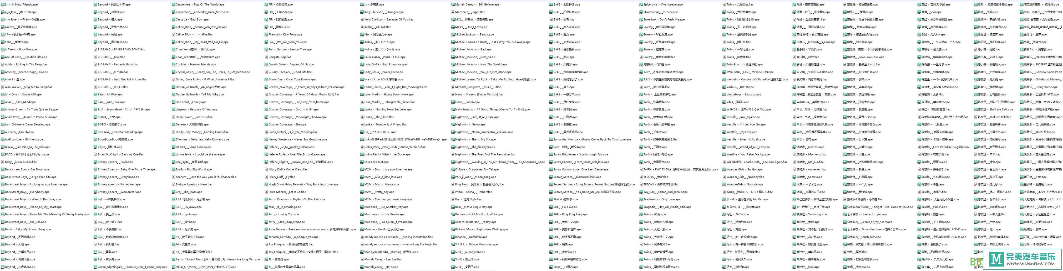 无损音乐 中文曲[VIP专区]-1676首最动听极品中外无损单曲音乐合辑[APE/FLAC/WAV/分轨/BD](1)