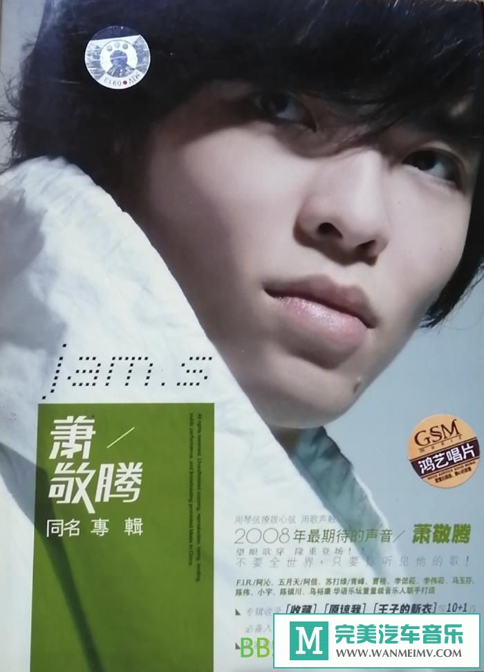 无损音乐 中文曲[VIP专区]-萧敬腾《萧敬腾同名专辑》[2008/WAV+CUE/BD](1)