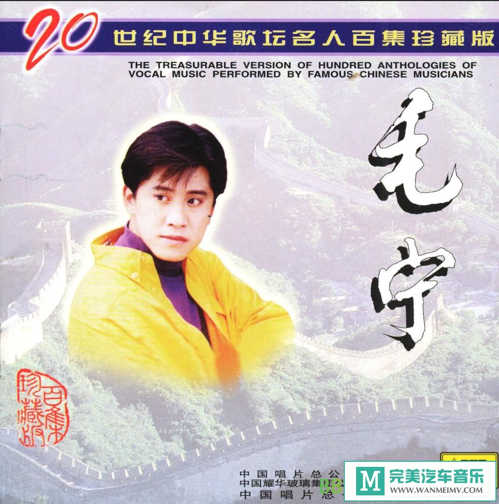 无损音乐 中文曲[VIP专区]-毛宁《20世纪中华歌坛名人百集珍藏版》[1998/WAV+CUE/BD](1)